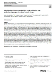 Identification of representative dairy cattle and fodder crop production typologies at regional scale in Europe