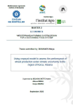 Using cropsyst model to assess the performance of wheat production under climate uncertainty in the region of Korca, Albania