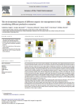 The environmental impacts of different organic rice management in Italy considering different productive scenarios