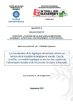 La mutualisation de la logistique alimentaire urbaine au service de la transition écologique et sociale. Cas de LivraZou, un modèle logistique au service des acteurs de l’alimentation durable et de l’économie circulaire à Marseille