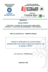 Analyse et optimisation de la performance opérationnelle de la chaîne d’approvisionnement : cas du groupe CASINO