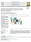 Effectiveness and upscaling potential of climate smart agriculture interventions: farmers' participatory prioritization and livelihood indicators as its determinants