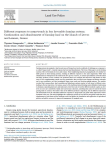 Different responses to mega-trends in less favorable farming systems. Continuation and abandonment of farming land on the islands of Lesvos and Lemnos, Greece