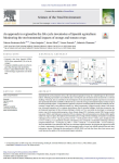 An approach to regionalise the life cycle inventories of Spanish agriculture: monitoring the environmental impacts of orange and tomato crops