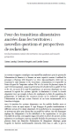 Pour des transitions alimentaires ancrées dans les territoires