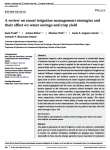 A review on smart irrigation management strategies and their effect on water savings and crop yield