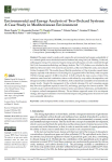 Environmental and energy analysis of two orchard systems: a case study in Mediterranean environment