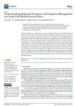 Understanding drainage dynamics and irrigation management in a semi-arid Mediterranean basin