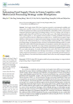 Enhancing food supply chain in green logistics with multi-level processing strategy under disruptions