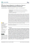 A decision support model for cost-effective choice of temperature-controlled transport of fresh food