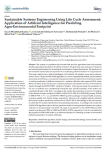 Sustainable systems engineering using life cycle assessment: application of artificial intelligence for predicting agro-environmental footprint