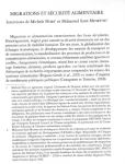 Migrations et sécurité alimentaire. Interview de Michele Nori et Mohamed Saib Musette