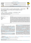 From 'good for people' to 'good for people and plane' - Placing health and environment on equal footing when developing food-based dietary guidelines