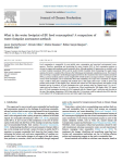 What is the water footprint of EU food consumption? A comparison of water footprint assessment methods