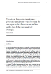 Typologie des oasis algériennes : pour une meilleure considération de ces espaces fertiles dans un milieu aride. Cas de la palmeraie de Ouargla