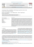 Assessment of the sustainability of the European agri-food sector in the context of the circular economy