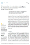 Evolutionary game of pesticide reduction management for sustainable agriculture: an analysis based on local governments, farmers, and consumers