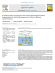 A method to design coupled innovations for the agroecological transition. Implementation for soil health management in Provencal sheltered vegetable systems