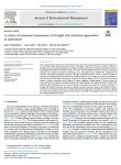 A review of economic assessments of drought risk reduction approaches in agriculture