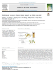 Building soil to reduce climate change impacts on global crop yield