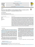 How does origin labelling on food packaging influence consumer product evaluation and choices? A systematic literature review