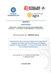 Optimisation de la chaîne d'approvisionnement et analyse du poids des fournisseurs de glaces pendant la saisonnalité : le cas du groupe Casino de la grande distribution