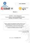 Enjeux et résultats de la participation à la démarche RSE et du suivi de la performance des fournisseurs externes dans le cadre de la prestation logistique et transport dans l'industrie laitière : cas d'un projet international du groupe Lactalis logistique & transport service relations fournisseurs Europe