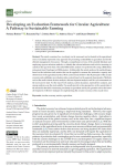 Developing an evaluation framework for circular agriculture: a pathway to sustainable farming