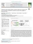 Taking the spatio-temporal effects of climate change into account for Life Cycle Assessment of prospective scenarios to secure water supplies in agricultural areas