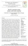 The EU agri-food system in the recent crisis scenarios