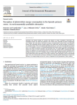 Perception of photovoltaic energy consumption in the Spanish primary sector. An environmentally profitable alternative