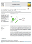 How farmer preferences and climate change beliefs shape BMP adoption