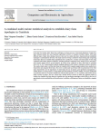 A combined multi-variate statistical analysis to establish dairy farm typologies in Cantabria