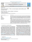 AI for crop production - Where can large language models (LLMs) provide substantial value?