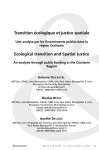 Transition écologique et justice spatiale. Une analyse par les financements publics dans la région Occitanie
