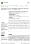 Climate change risks for the Mediterranean agri-food sector: the case of Greece