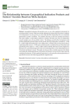The relationship between geographical indication products and farmers' incomes based on meta-analysis