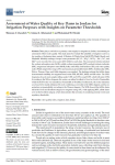 Assessment of water quality of key dams in Jordan for irrigation purposes with insights on parameter thresholds