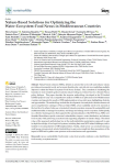 Nature-based solutions for optimizing the water-ecosystem-food nexus in Mediterranean countries