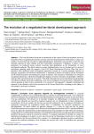 The evolution of a negotiated territorial development approach