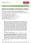 Assessing farm sustainability: the IDEA4 method, a conceptual framework combining dimensions and properties of sustainability
