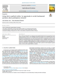 Living labs in agrifood studies: an opportunity to revisit fundamental questions about participatory research?