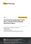 Characterizing agroecology in North Africa, a review of 88 sustainable agriculture projects
