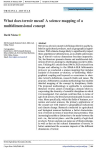 What does terroir mean? A science mapping of a multidimensional concept