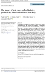 The impact of heat waves on food industry productivity: firm-level evidence from Italy