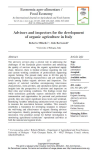 Advisors and inspectors for the development of organic agriculture in Italy