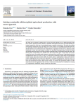 Seeking sustainable efficient global agricultural production with nexus approach