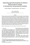 Improving agricultural policies to enhance food security in Tunisia: a retrospective and prospective analysis