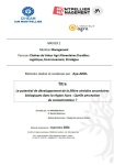 Le potentiel de développement de la filière céréales secondaires biologiques dans la région Aura