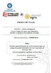 Gestion organisationnelle du service transport dans un groupe de grande distribution lors de l’acquisition de nouveaux sites
